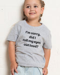 Roll My Eyes Kids T-Shirt