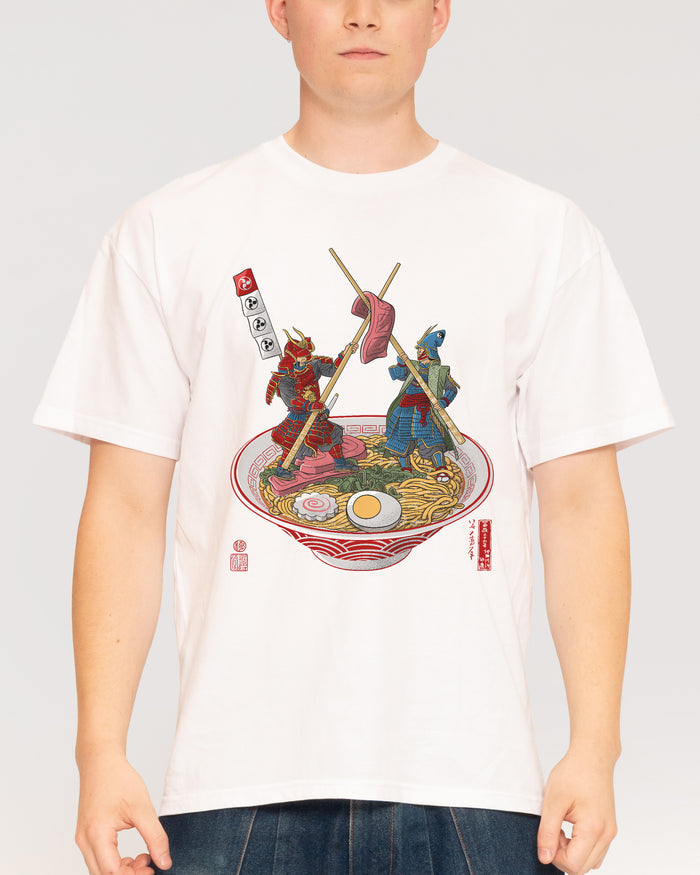 Samurai Duel over Ramen T-Shirt