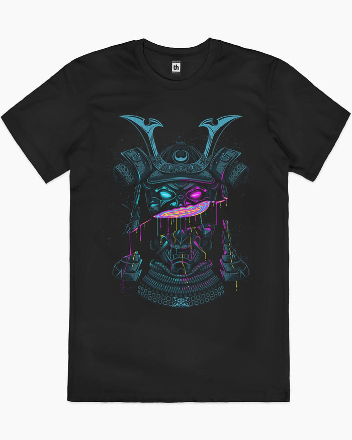 Samurai Mask Liquid Cut T-Shirt Australia Online