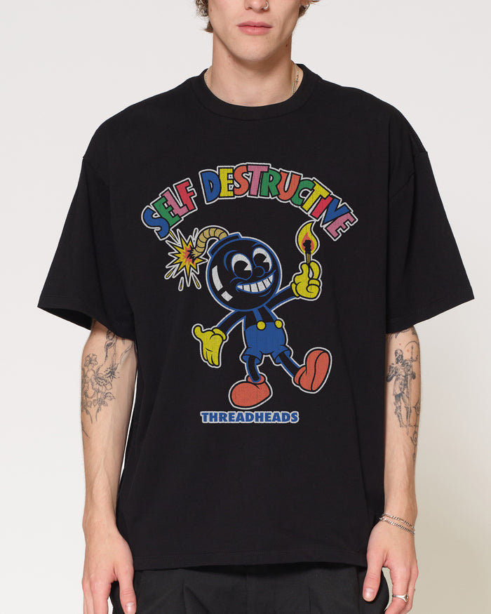 Self Destructive Oversized Tee