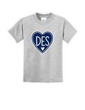 Short Sleeve Tee Shirt DeMasi Heart