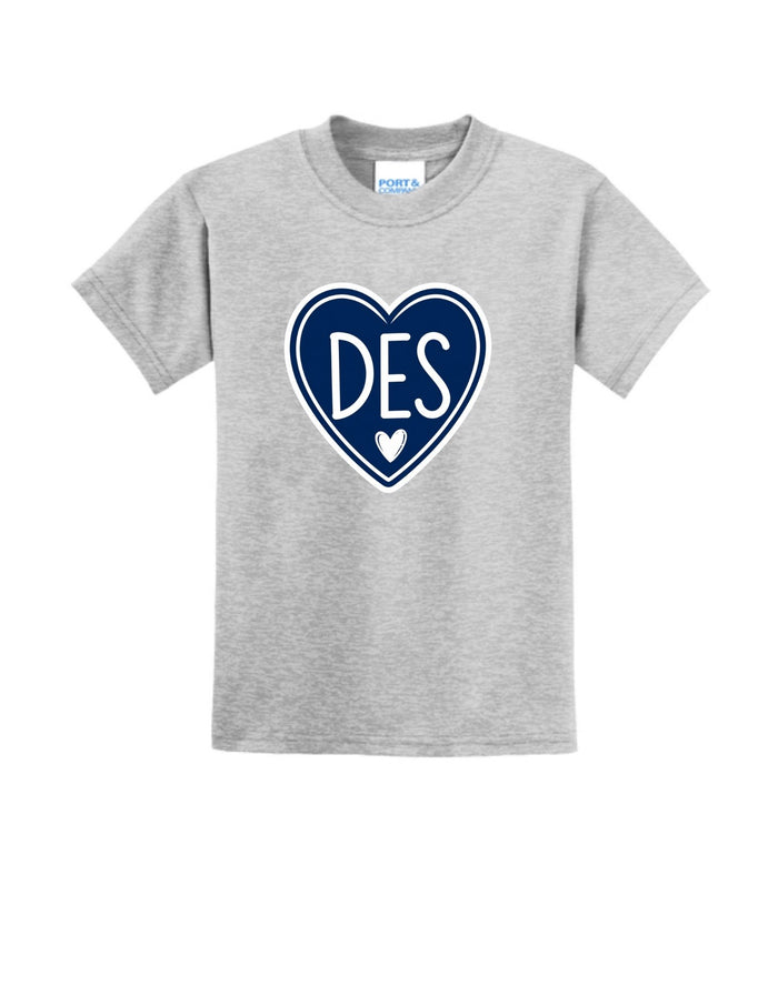 Short Sleeve Tee Shirt DeMasi Heart