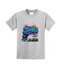 Short Sleeve Tee Shirt Graffiti Dino