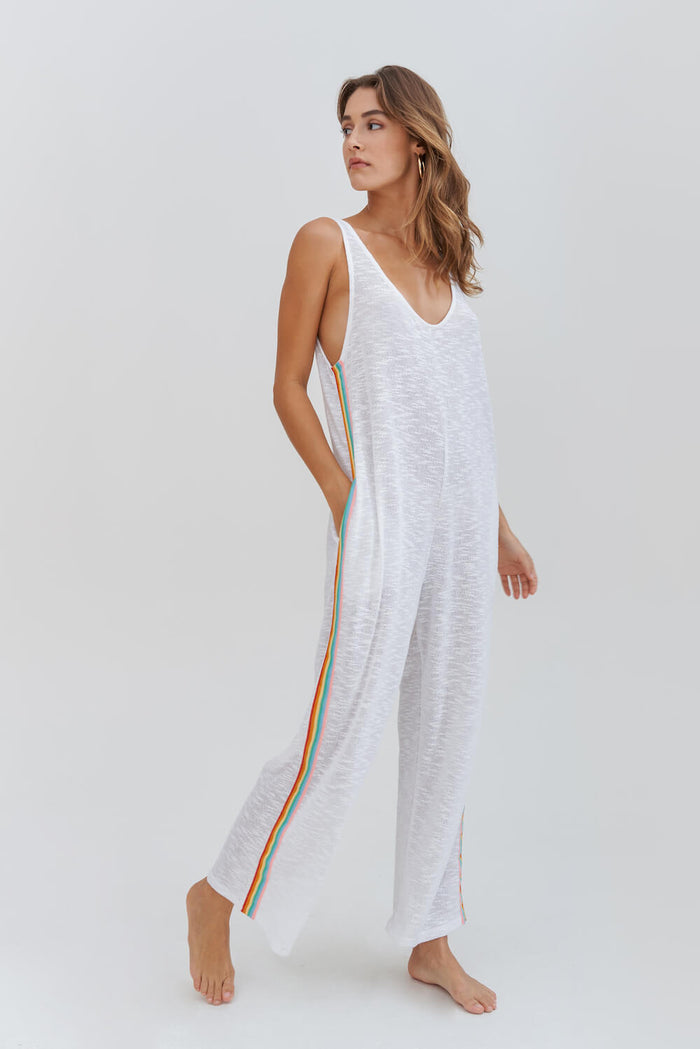 Slub Knit Jumpsuit