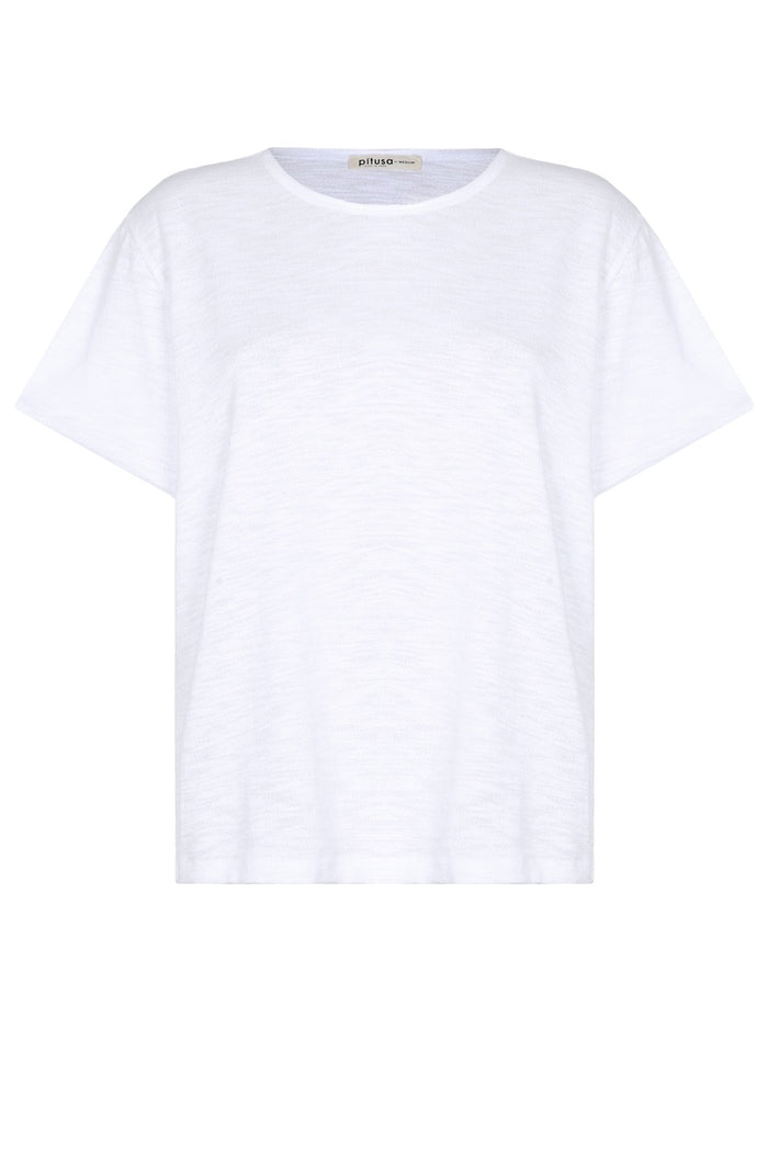 Slub Knit Unisex Tee