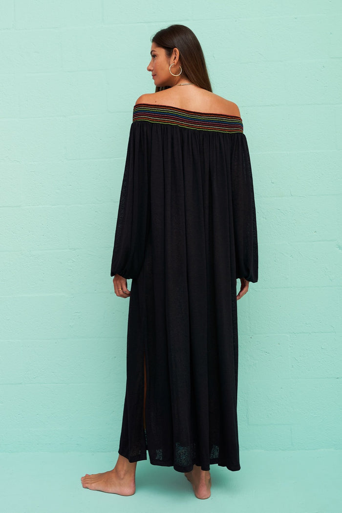 Smocked Off The Shoulder Dress