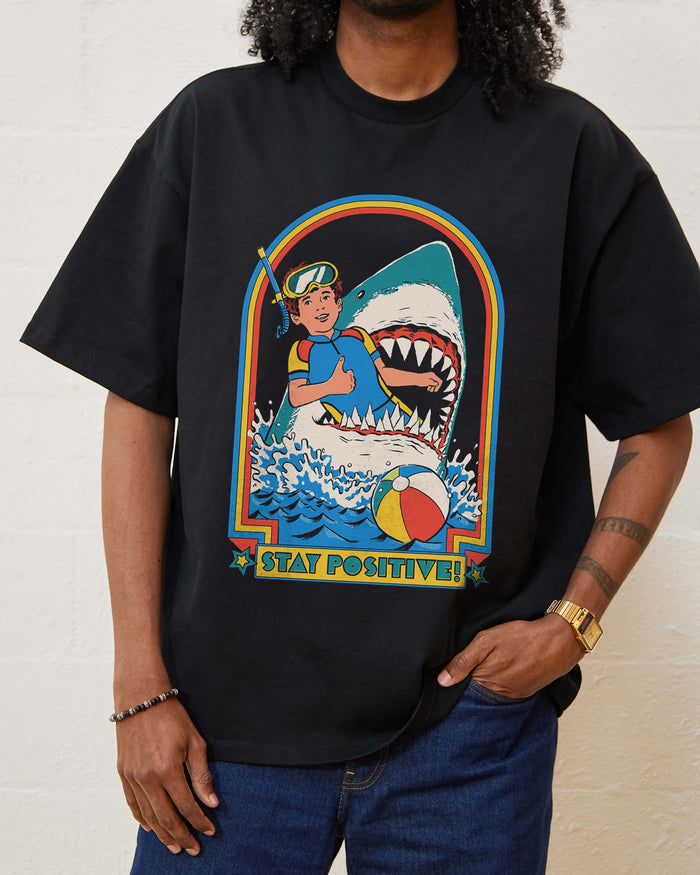Stay Positive Oversized Tee Australia Online