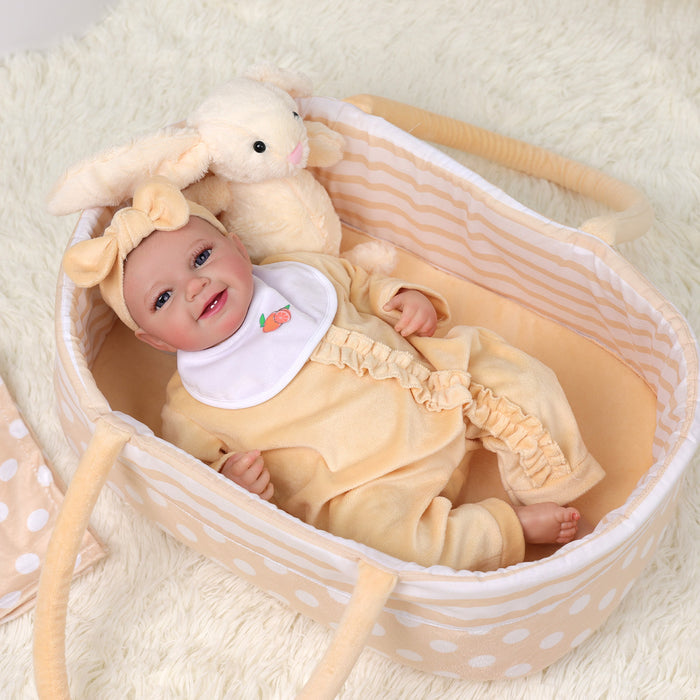 [Suitable for 17-22'' Dolls] Babeside Reborn Baby Essentials-8pcs Set Yellow