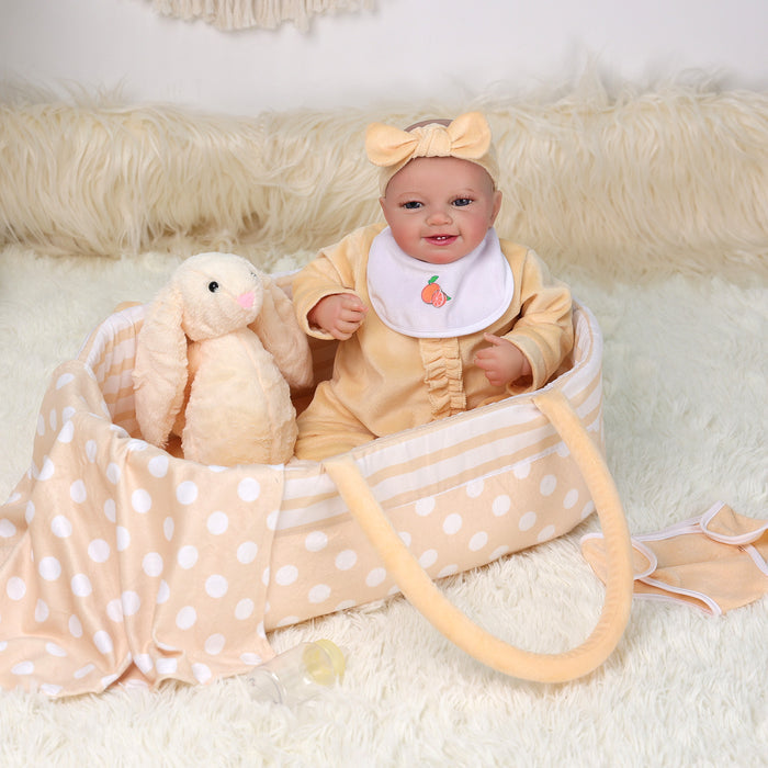[Suitable for 17-22'' Dolls] Babeside Reborn Baby Essentials-8pcs Set Yellow