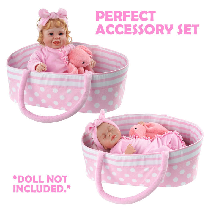 [Suitable for 17-22'' Girl] Babeside Adoption Reborn Baby Essentials-8pcs Gift Set upsell