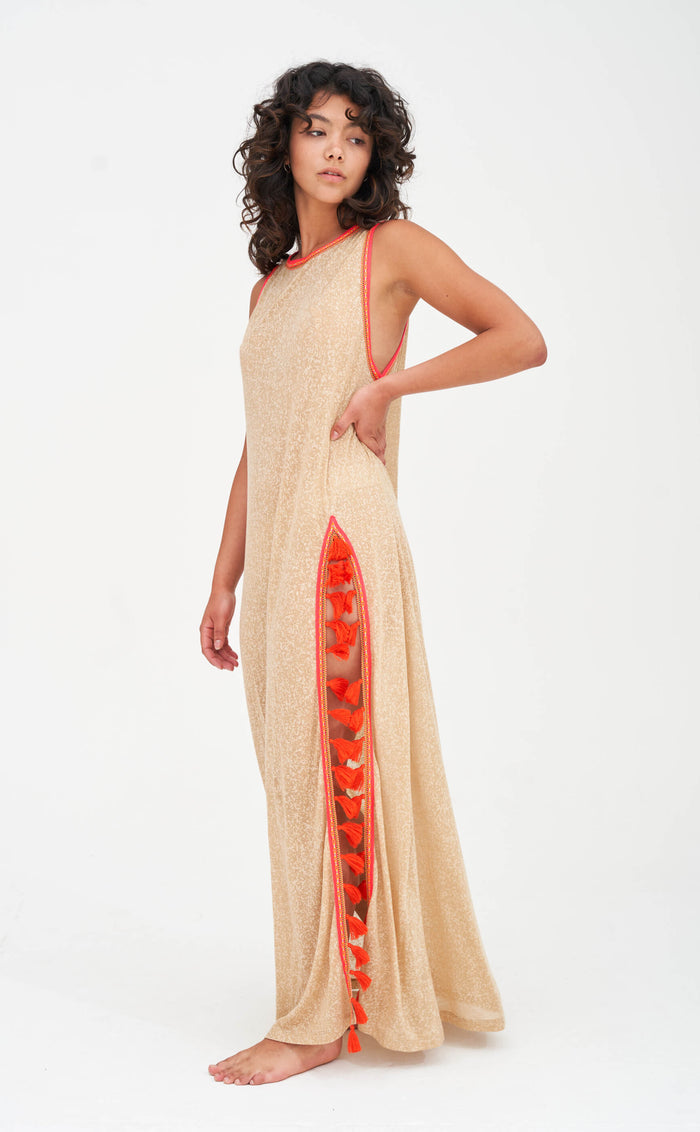Tassel Slit Dress