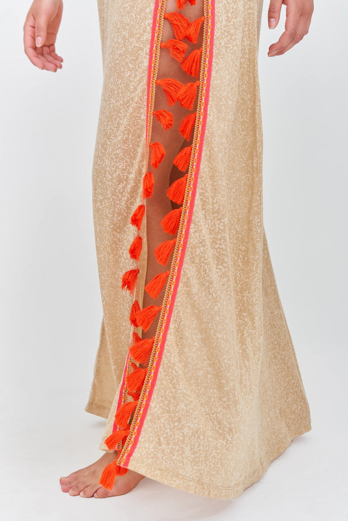 Tassel Slit Dress