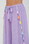 Tassel Wide-Leg Pants