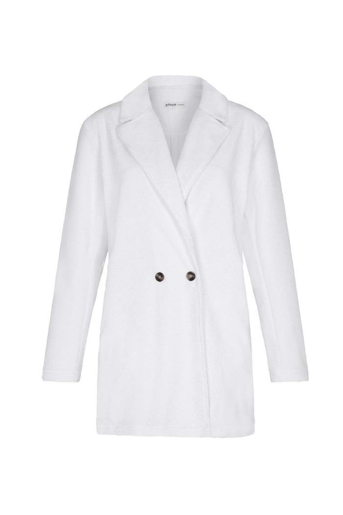 Terry Cloth Blazer Dress