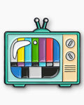 Test Pattern TV Enamel Pin