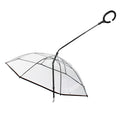 Transparent umbrella dog leash