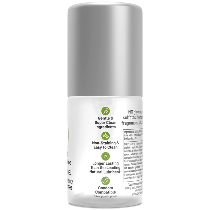 True® Water - Based Lubricant With Aloe | True® Water - Based Lubricant With Aloe ONE®