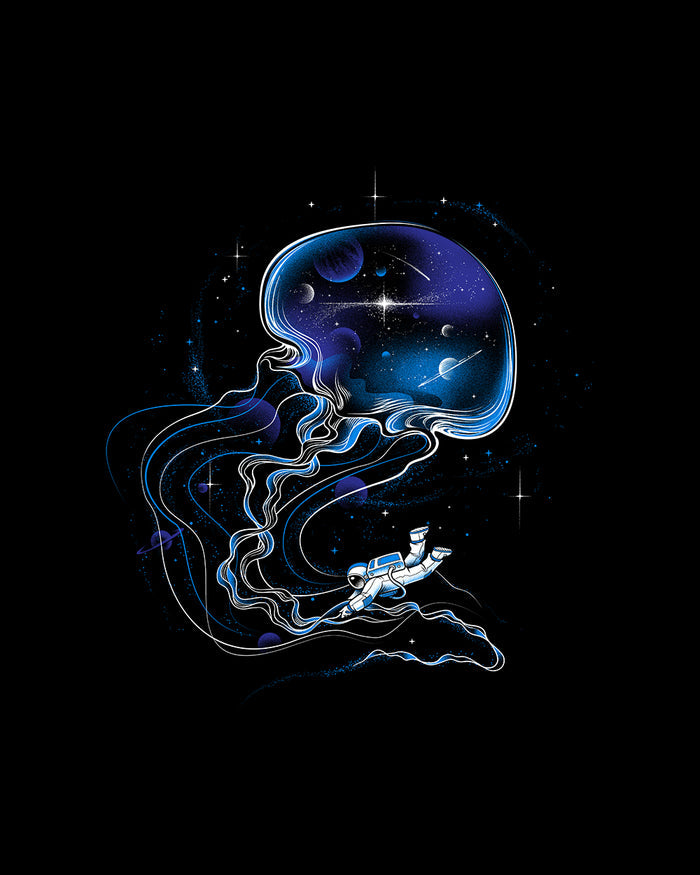 Universe Is a Big Jellyfish T-Shirt Australia Online