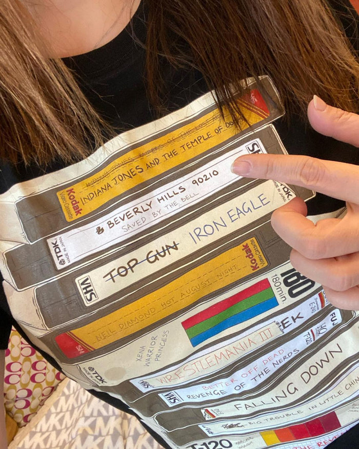 VHS Tapes T-Shirt Australia Online