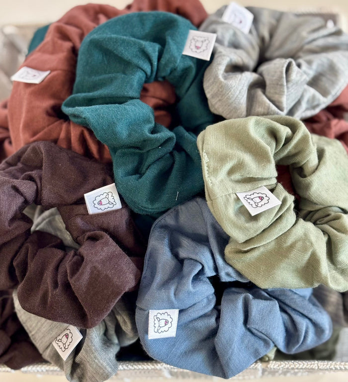 Merino Zero-Waste Scrunchies
