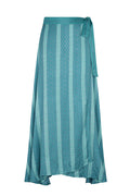 Zigzag Midi Wrap Skirt